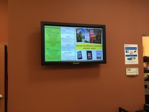 Patterson, NY Library Circulation desk